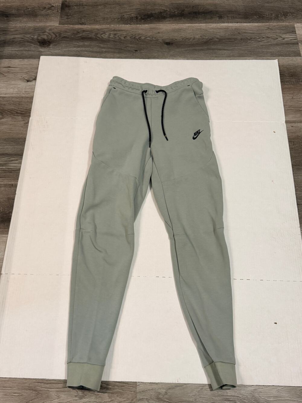 Nike Sportswear Tech Fleece Jogger Sweatpants Sage Green Men's Small Zip Pocket